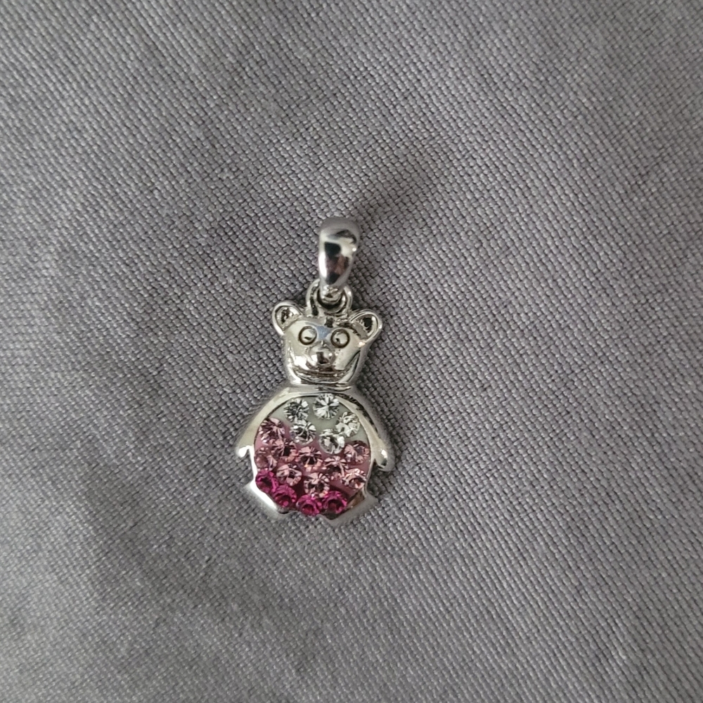925 Silver Teddy Bear Charm